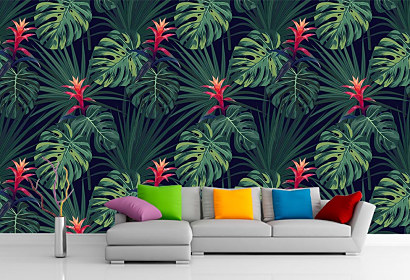 Fototapeta guzmania flowers 